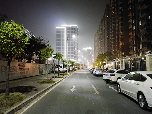 天安二三路竣工夜景